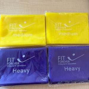 4 Thera­bänder von Fit Forever